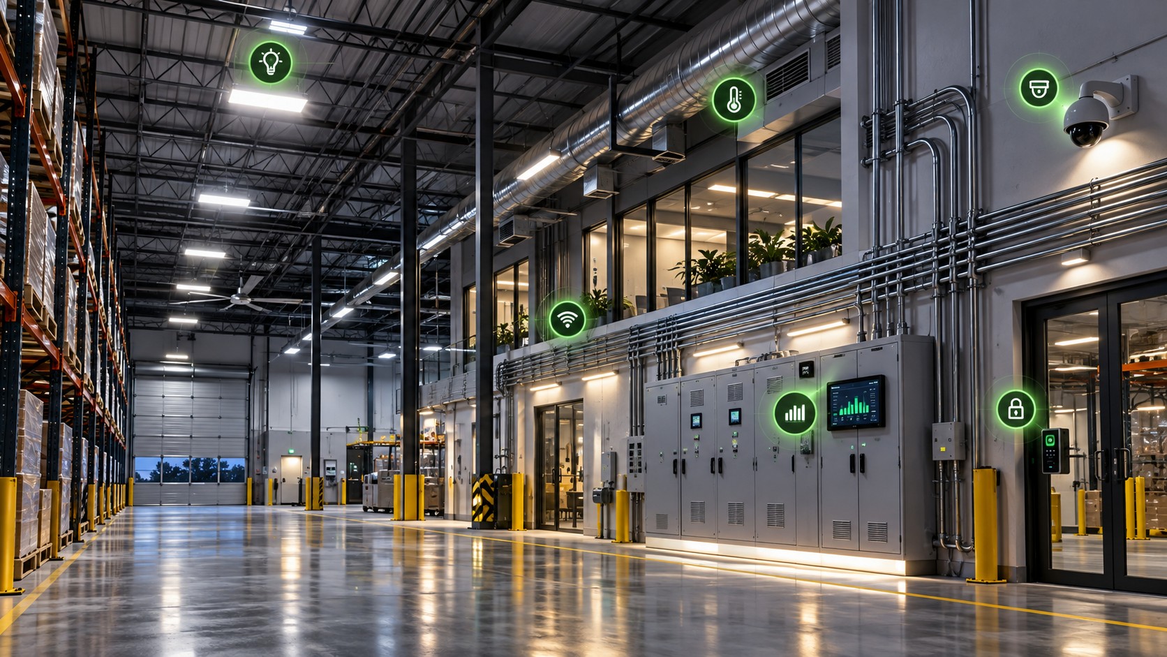 Warehouse smart automation space